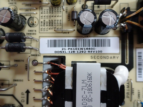 Toshiba 43LF621U19 Power Supply (PSLL121501P) PK101W1660I