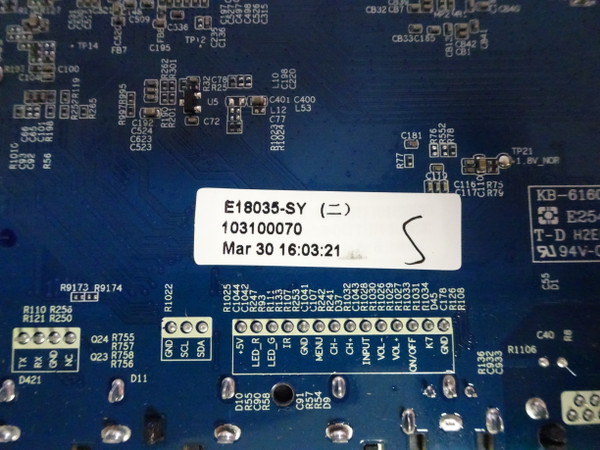 Element E4STA5017 Main Board (CV838H-B) E18035-SY