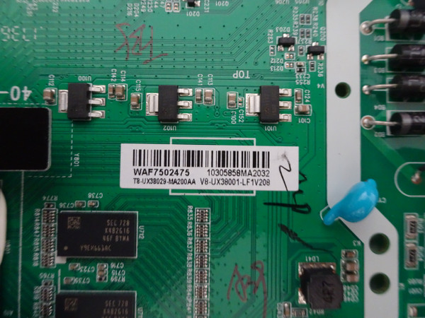 Insignia NS-32DR310NA17 Main Board T8-UX38029-MA200AA