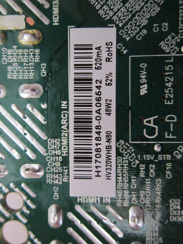 Polaroid 32GSR3000FC Main Board (TP.MS3553.PB818) H17081848