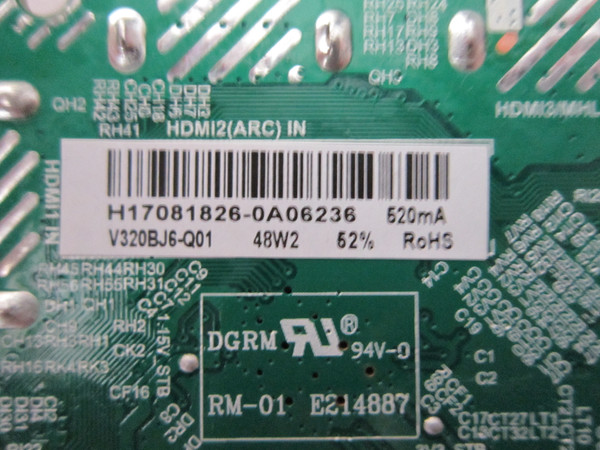 Polaroid 32GSR3000FC Main Board (TP.MS3553.PB818) H17081826