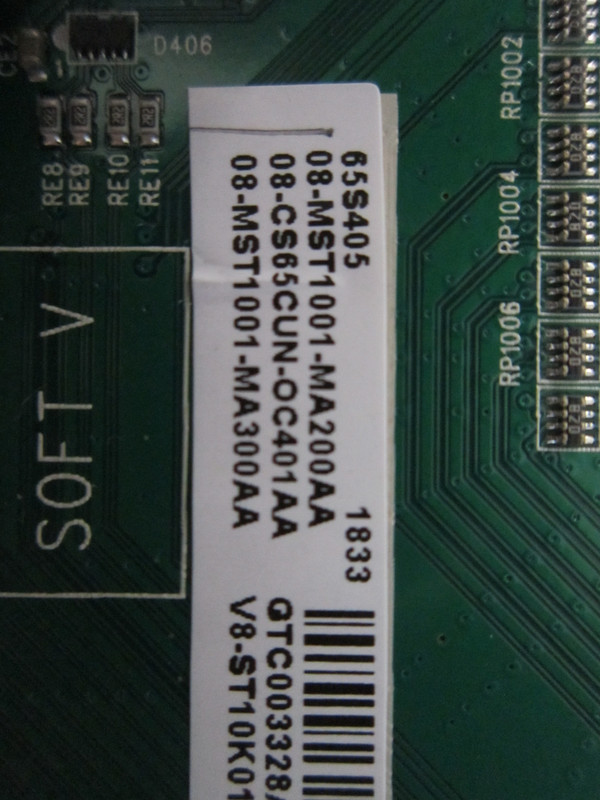 TCL 65S405TDAA Main Board (40-MST10C-MAB2HG) 08-CS65CUN-0C401AA
