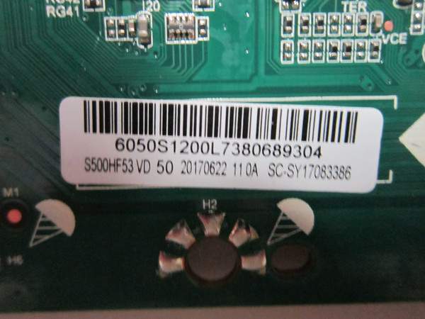 Insignia NS-50D510NA17 Main Board (TP.MS3393T.PC792) 60.50S12.00L