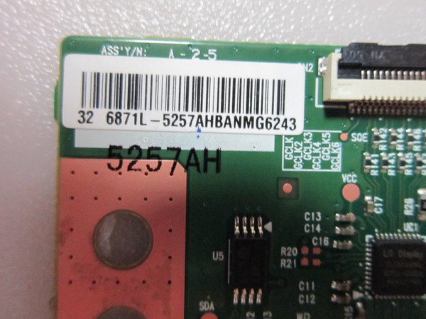 Polaroid 32GSR3000FC T-Con Board (6870C-0442B) 6871L-5257A
