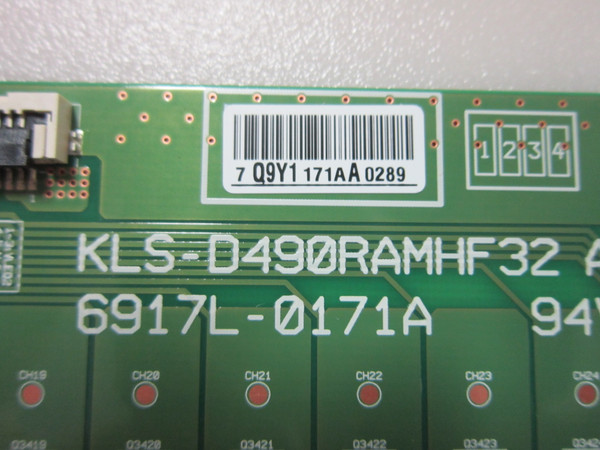 LG 49LV5B-BC.AUSDLJM LED Driver (KLS-D490RAMHF32) 6917L-0171A