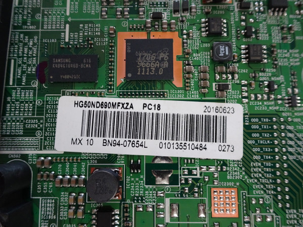 Samsung HG50ND690MFXZA Main Board (BN97-09568B) BN94-07654L