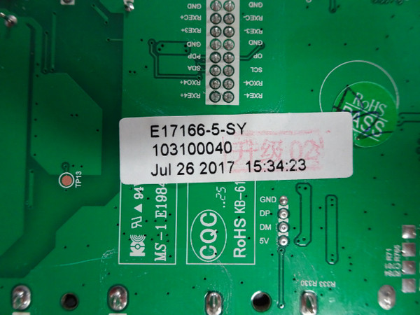 Element ELST4316S Main Board (ST6308RTU-AP1) E17166-5-SY