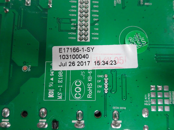Element ELST4316S Main Board (ST6308RTU-AP1) E17166-1-SY