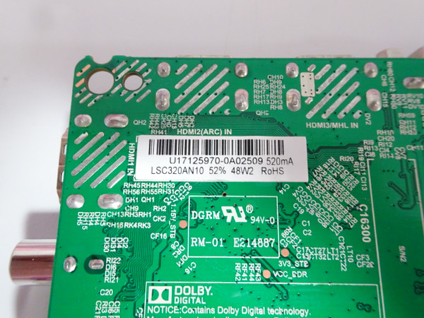 Polaroid 32GSR3000FC Main Board (TP.MS3553.PB818) U17125970