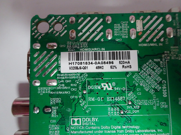 Polaroid 32GSR3000FC Main Board (TP.MS3553.PB818) H17081834