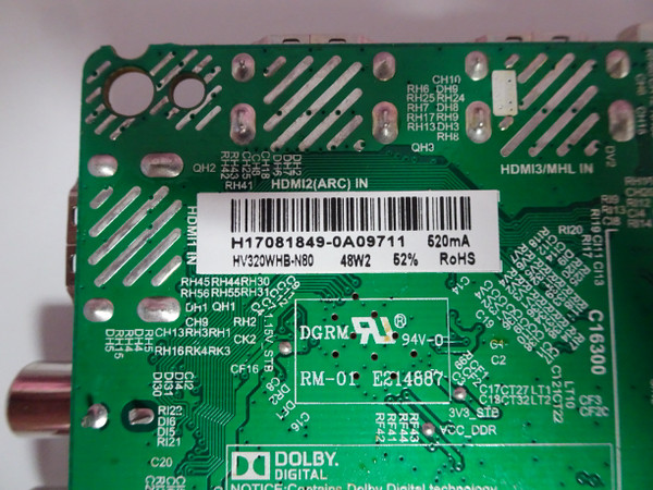 Polaroid 32GSR3000FC Main Board (TP.MS3553.PB818) H17081849