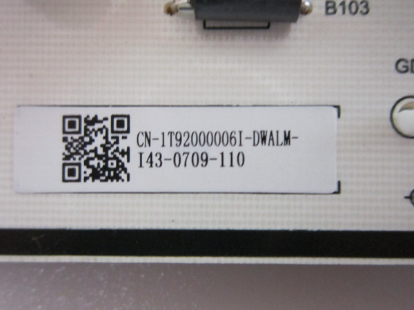 Toshiba 43LF421U19 Power Supply (PW.80W2.651) 1T92000006I