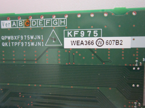 Sharp PN-R703 T-Con Board (QKITPF975WJN1) DUNTKF975FMA3