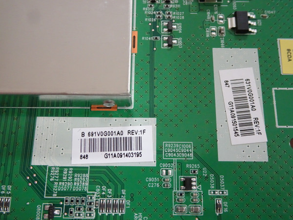 Toshiba 43LF621U19 Main Board (691V0G001A0, 631V0G001A0) 78V0C000010