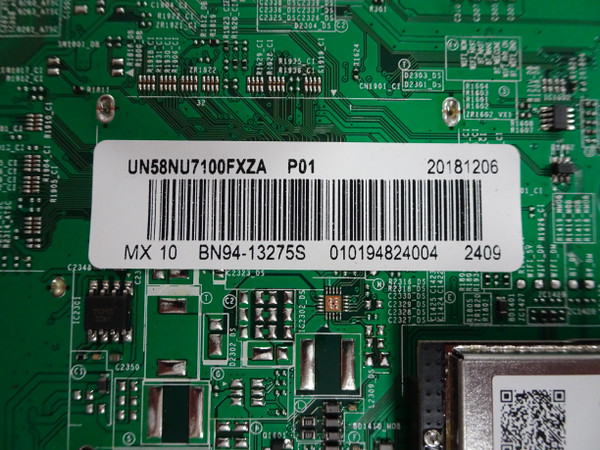 Samsung UN58NU7100FXZA Main Board (BN97-14778R) BN94-13275S