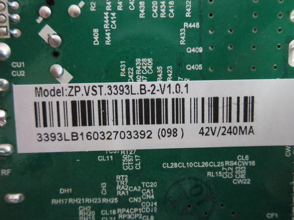 Proscan PLEDV1945A-B Main Board (3393LB160327) ZP.VST.3393L.B-2-V1