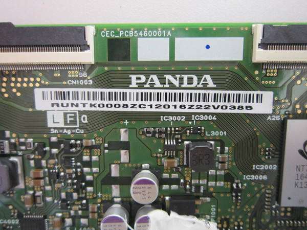 Westinghouse WD55UT4490 T-Con Board (RUNTK0008ZZPA) RUNTK0008ZC