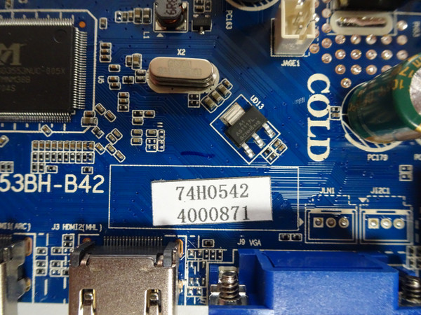 RCA RT3205-B Main Board (CV3553BH-B42) 74H0542