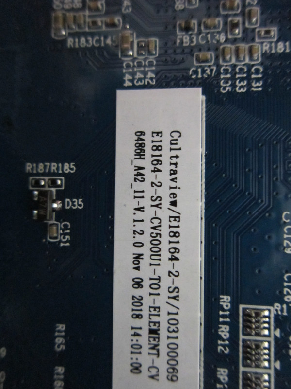 Element ELST5016S Main Board (CV6486H-A42) E18164-2-SY