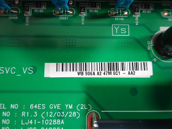 Samsung PN64E533D2FXZA Y-Main Board BN96-24770A