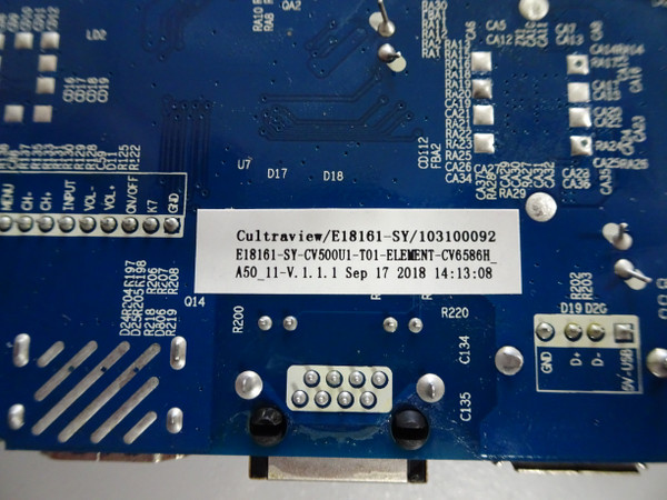 Element E4SFT5017 Main Board (CV6586H-A50) E18161-SY