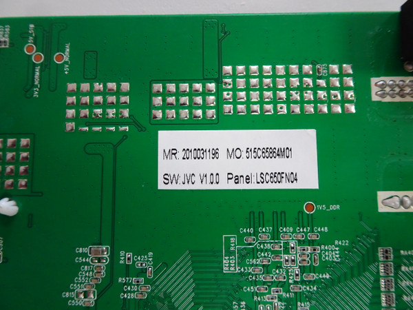 JVC 515C65864M01 (UMK6500UN) Main Board for LT-65MA877