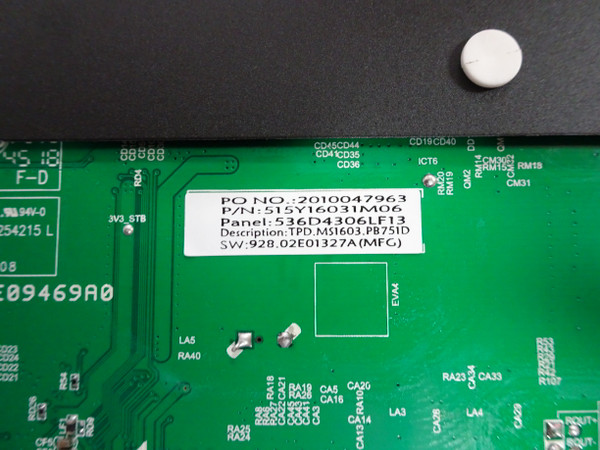 JVC LT-43MAW588 Main Board 515Y16031M06