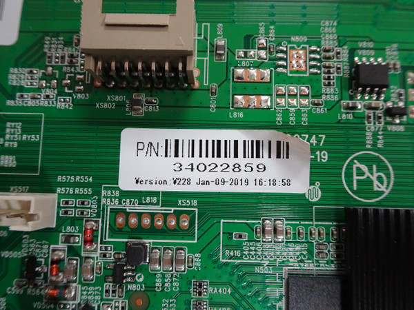 Polaroid 55T7U Main Board 34022859