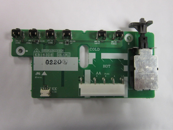 Sharp KB163DE Power Button Board, SB163WJ