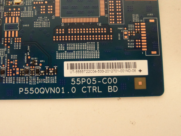 AUO T-Con Board 55.55T22.C04 for Sharp LC-55UB30U / Vizio M55-C2