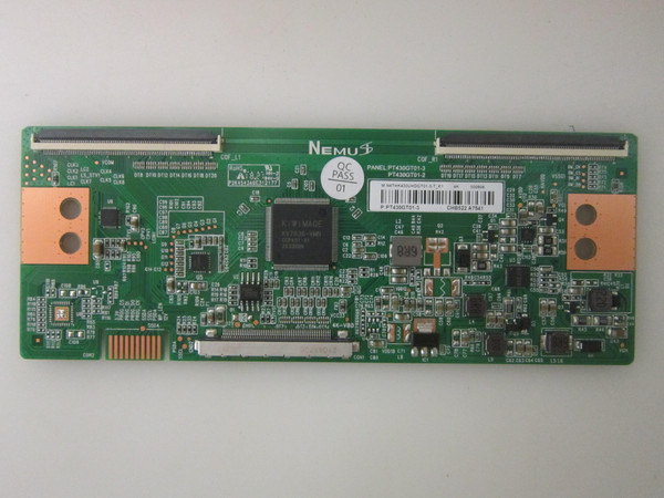 Vizio V435-J01 T-Con Board (N4THK430UHDGT01) PT430GT01-3