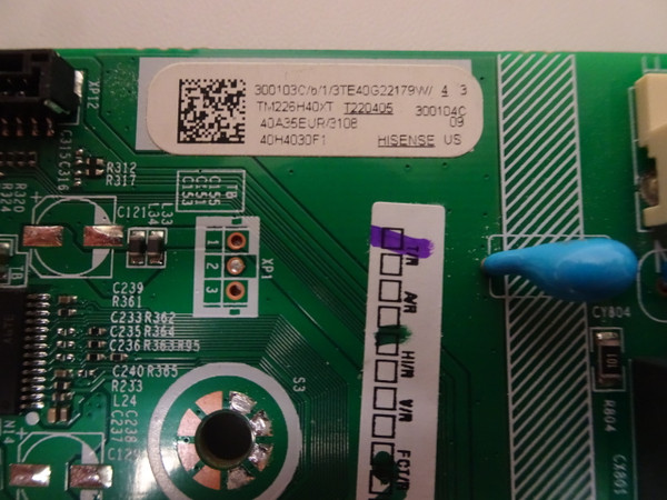 Hisense 40H4030F1 Main Board 300103C