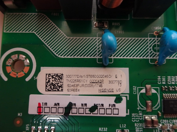 Hisense 50R6E4 Main Board 300777D
