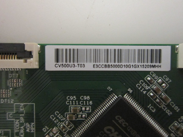 Vizio M50Q7-J01 T-Con Board CV500U3-T03
