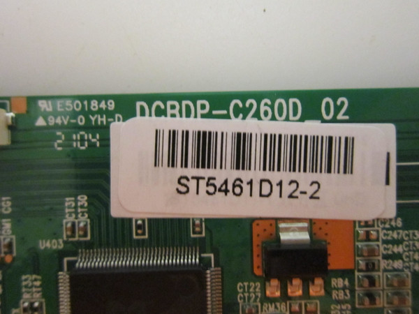 Furrion FDUP55CBS T-Con Board ST5461D12-2-V1