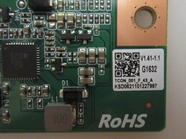 Vizio D43f-J04 T-Con Board KSD06211012