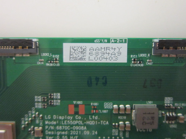LG OLED65C2PUA.DUSQLJR T-Con Board 6871L-6894A