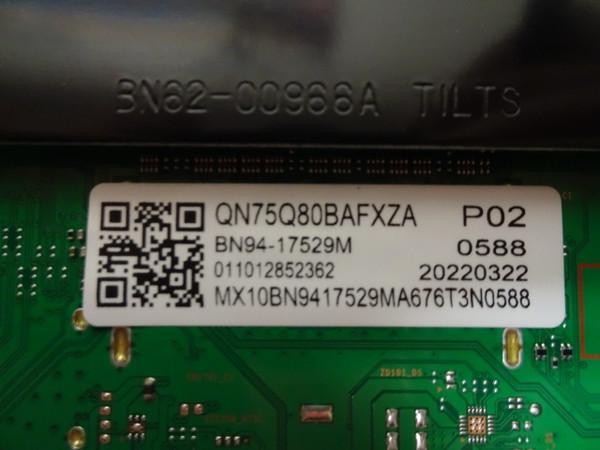 Samsung QN75Q80BAFXZA Main Board BN94-17529M