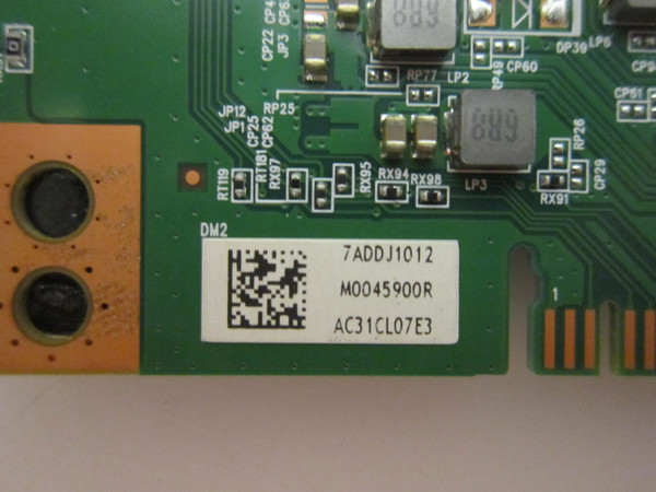 Onn 100012584 T-Con Board 7ADDJ1012