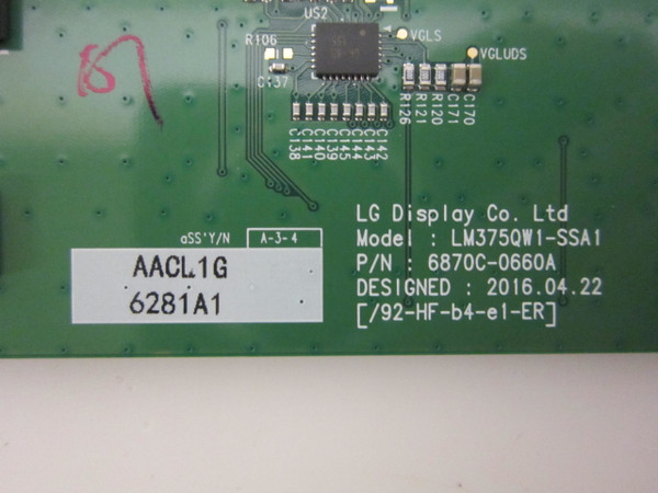 LG 38BN75C-B T-Con Board 6871L-6281A