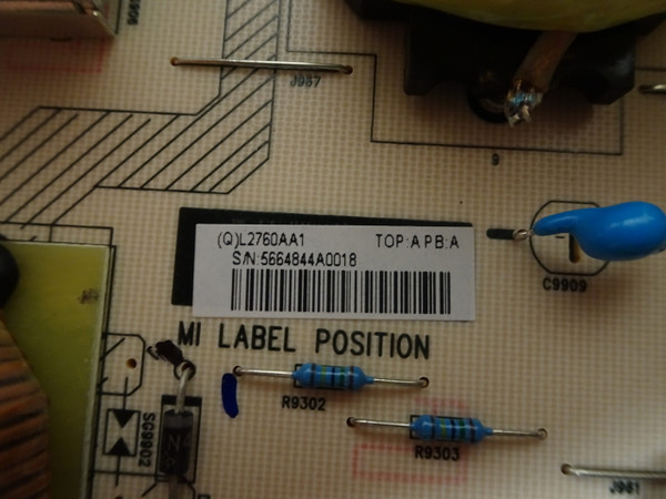 NEC C860Q Power Board L2760AA1