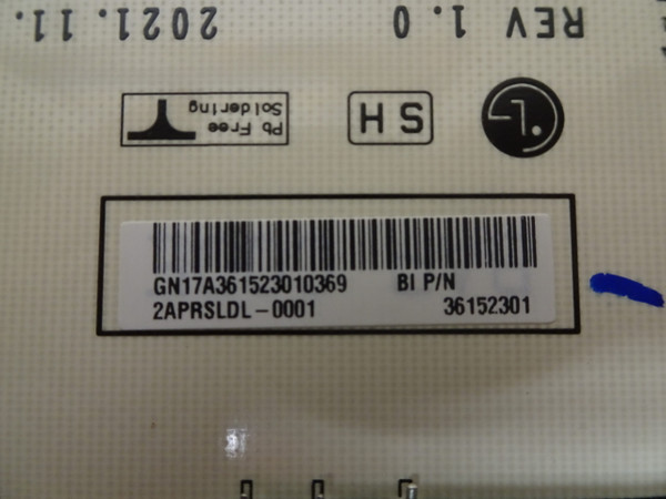 LG OLED77G2PUA.DUSQLJR Power Board EAY36152301