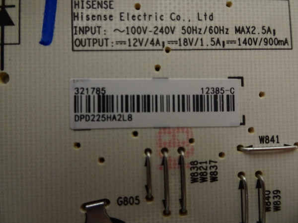 Hisense 70A65G Power Board 321785