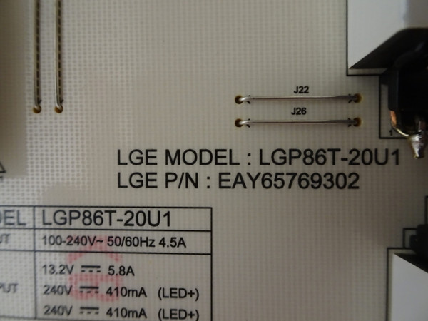 LG 86UN9070AUD.BUSWLKR Power Board EAY65769302