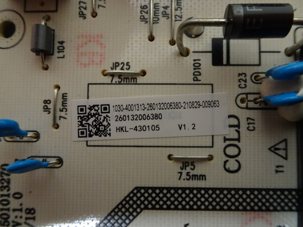 Onn 100012584 Power Board 260132006380