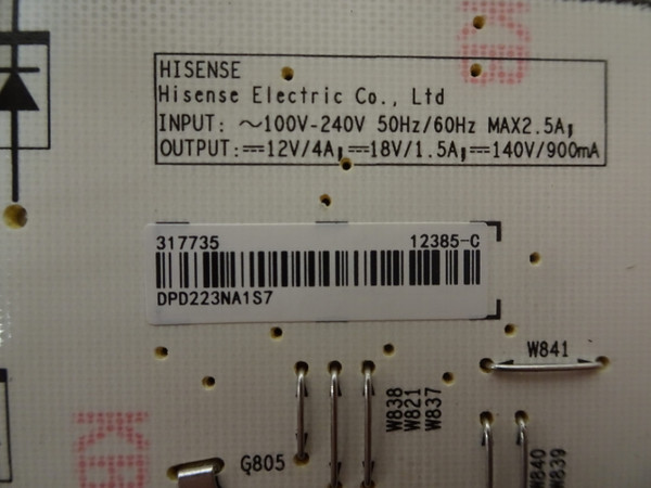 Hisense 70A6G3 Power Board 317735