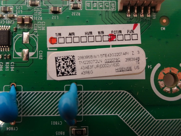Hisense 43R6G Main Board 298395B