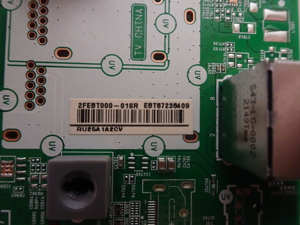 LG 75UQ8000AUB.BUSCLKR Main Board EBT67238409