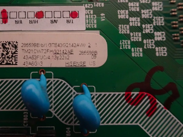 Hisense 43A6GX3 Main Board 285599B