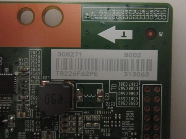 Toshiba 75C350KU T-Con Board 308271